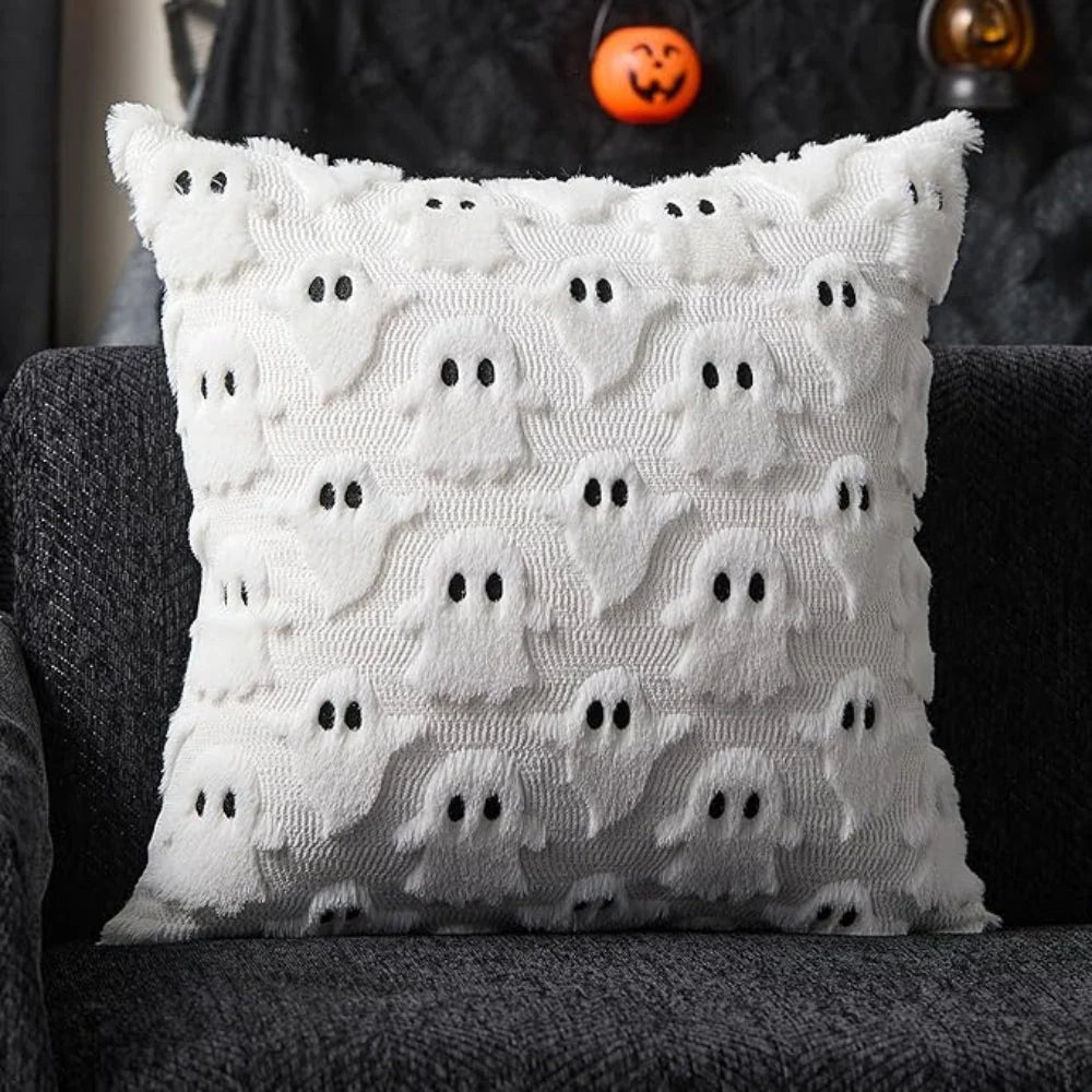 Pumpkin Cushion Cover Soft Microfiber 18 x 18 Inch Machine Washable