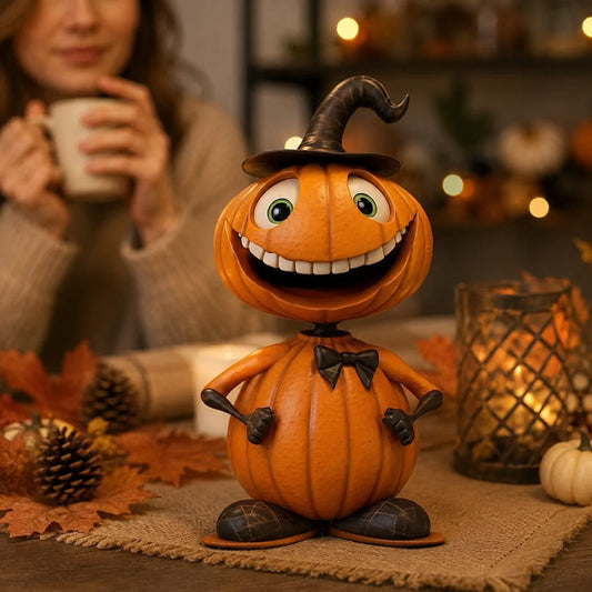 Pumpkin Figure Weatherproof Resin Multiple Expressions