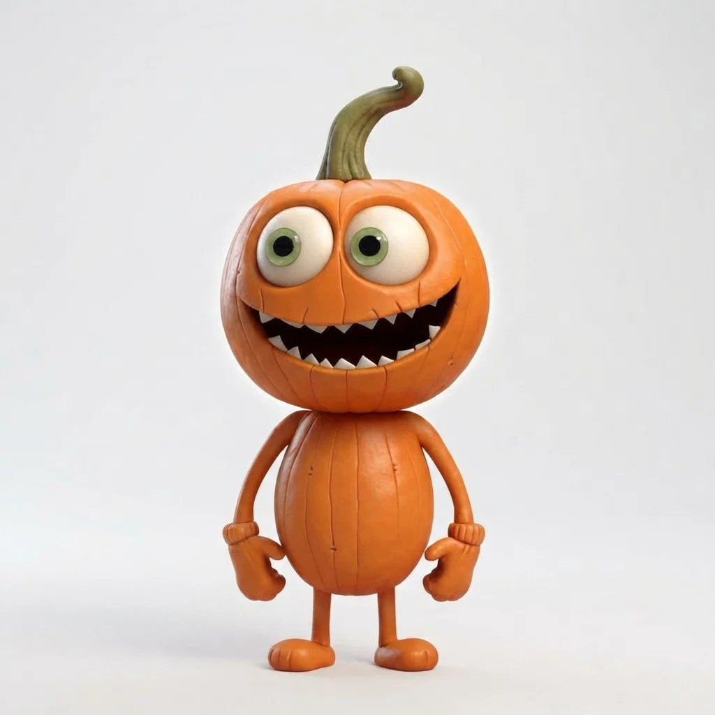 Pumpkin Figure Weatherproof Resin Multiple Expressions