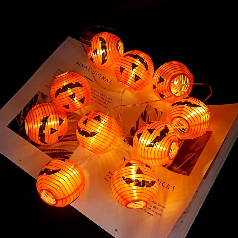 Pumpkin String Lights LED Waterproof Indoor & Outdoor
