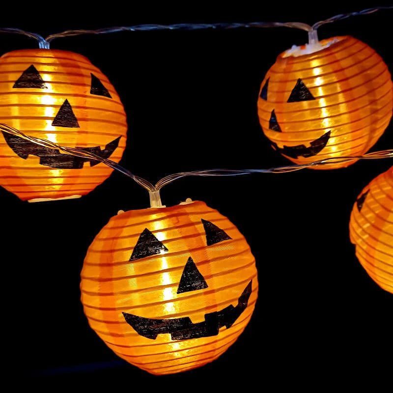 Pumpkin String Lights LED Waterproof Indoor & Outdoor