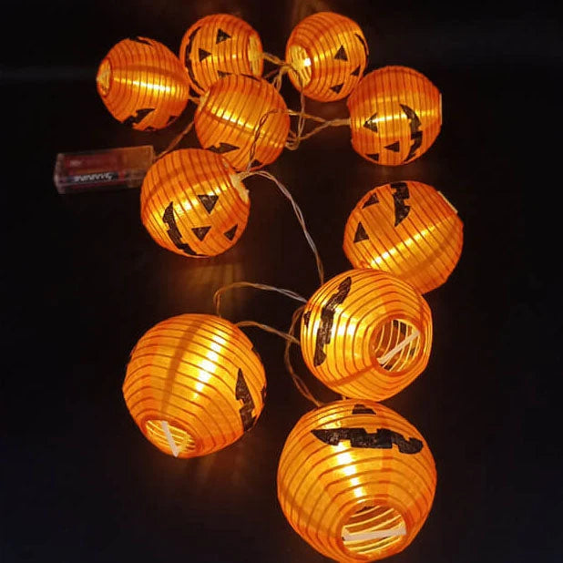 Pumpkin String Lights LED Waterproof Indoor & Outdoor