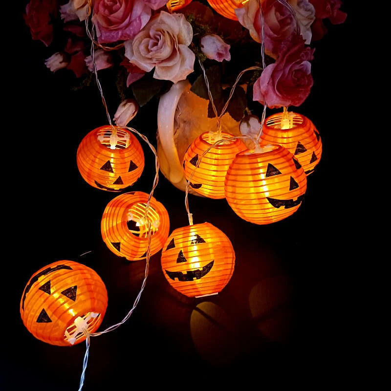 Pumpkin String Lights LED Waterproof Indoor & Outdoor