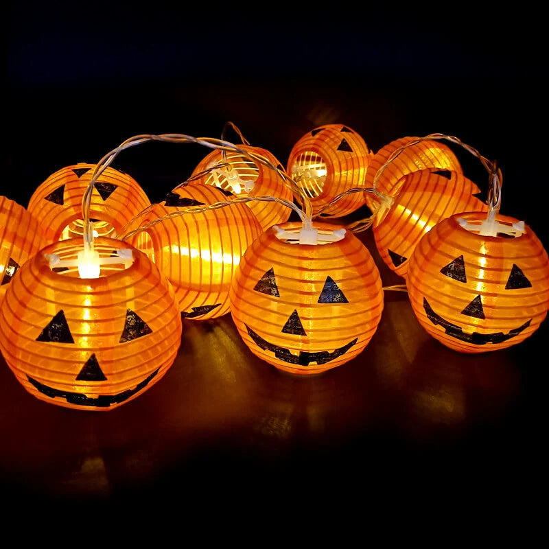Pumpkin String Lights LED Waterproof Indoor & Outdoor