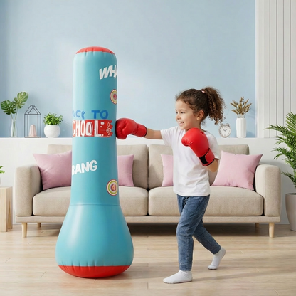 Punching Bag Kids Inflatable Padded Water Fill Base