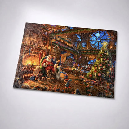 Puzzle Advent Calendar 1,008 Pieces 24 Compartments Festive Holiday Scene