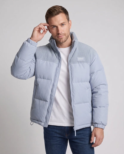 Quilted Jacket Lightweight Insulated Two Side Pockets
