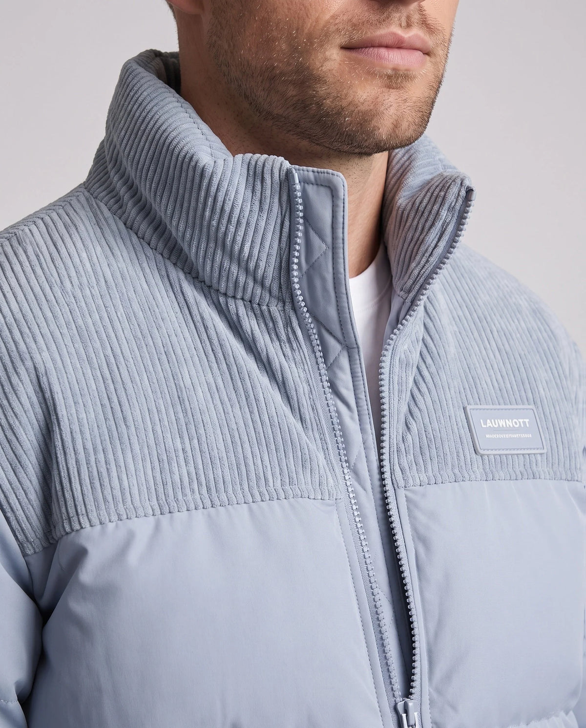 Quilted Jacket Lightweight Insulated Two Side Pockets