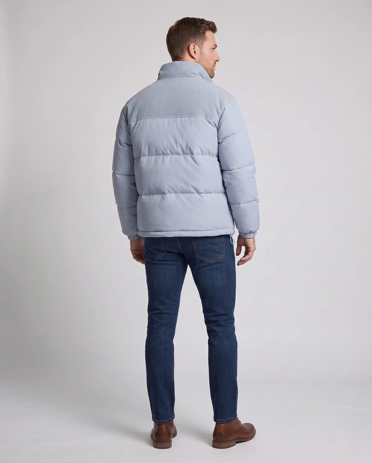 Quilted Jacket Lightweight Insulated Two Side Pockets