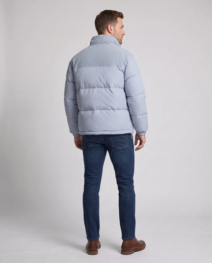 Quilted Jacket Lightweight Insulated Two Side Pockets