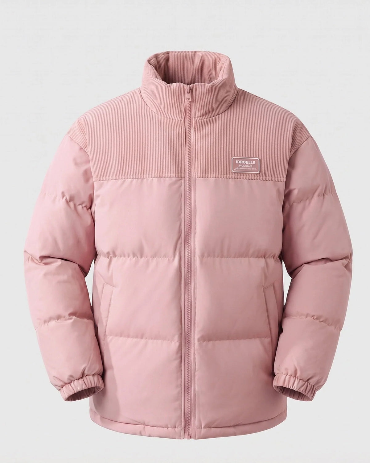 Quilted Jacket Lightweight Insulated Two Side Pockets