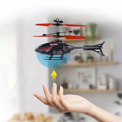 RC Helicopter Gesture & Remote Control USB Rechargeable LED Lights