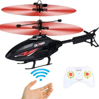 RC Helicopter Gesture & Remote Control USB Rechargeable LED Lights