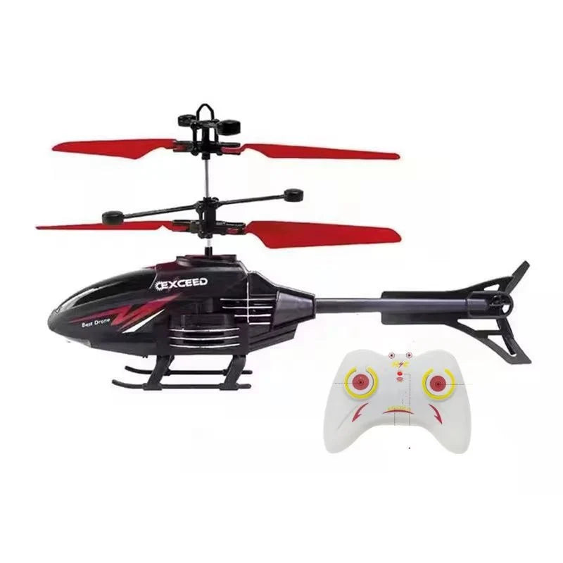 RC Helicopter Gesture & Remote Control USB Rechargeable LED Lights