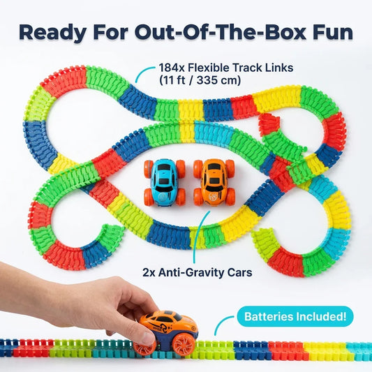 Racetrack Set Snap-Together Gravity-Defying Loops
