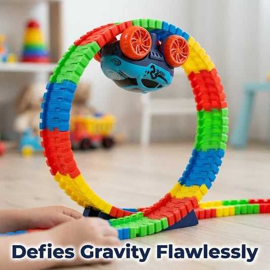 Racetrack Set Snap-Together Gravity-Defying Loops