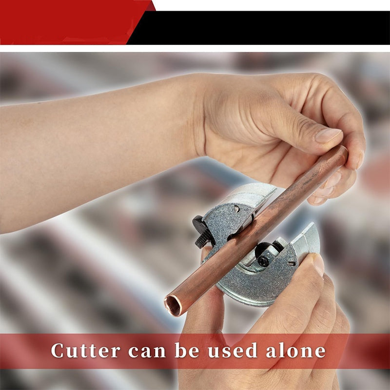 Ratchet Pipe Cutter Ergonomic Handle Replaceable Hardened Steel Blade