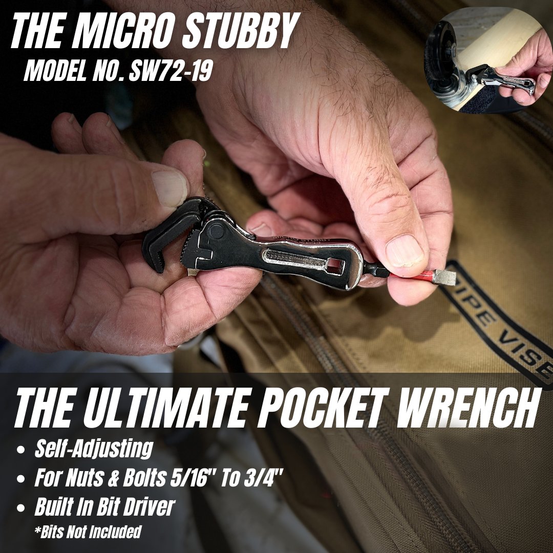 Ratchet Wrench Compact Self-Adjusting 1/4 Inch Drive