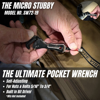 Ratchet Wrench Compact Self-Adjusting 1/4 Inch Drive