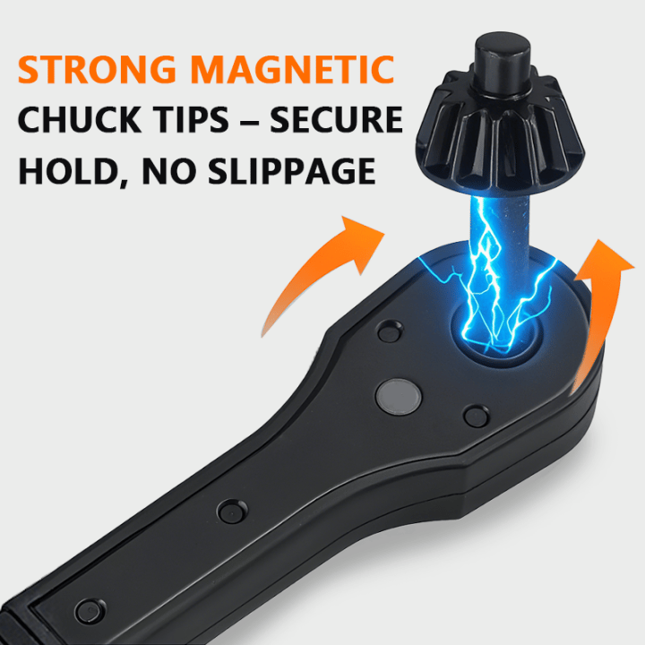 Ratchet Wrench For Drill Chucks Dual-Head Reversible Steel