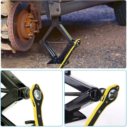 Ratchet Wrench Forged Steel 360 Degree Cross-Slot Adapter