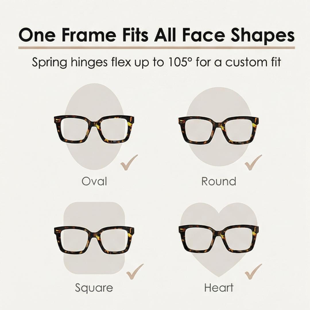 Reading Glasses Blue Light Filter & UV Protection Flexible Hinges