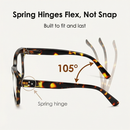 Reading Glasses Blue Light Filter & UV Protection Flexible Hinges