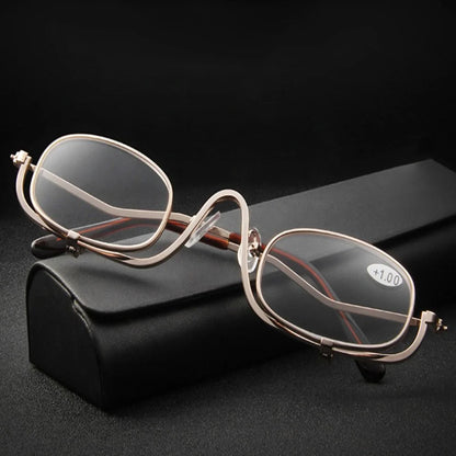 Reading Glasses Flip-Down Magnifying Lightweight Frame