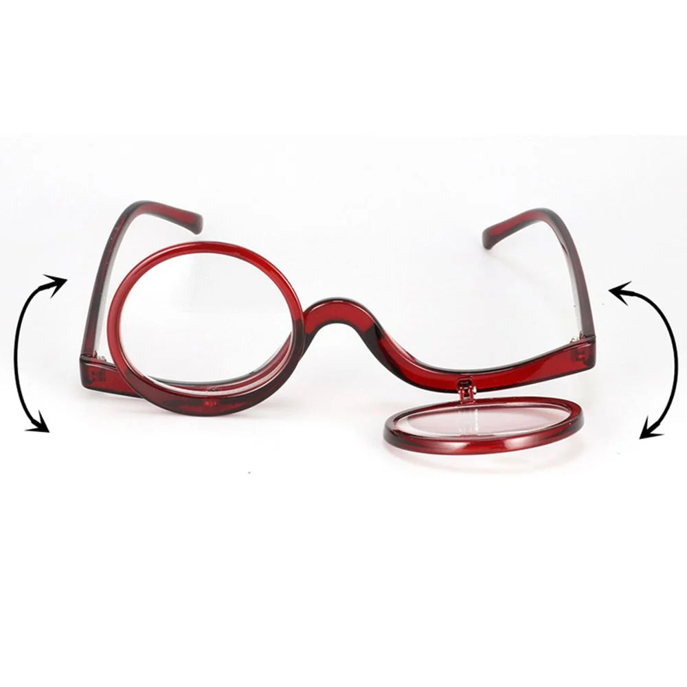 Reading Glasses Flip-Down Magnifying Lightweight Frame