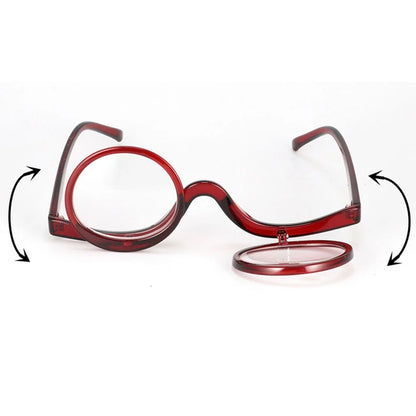 Reading Glasses Flip-Down Magnifying Lightweight Frame
