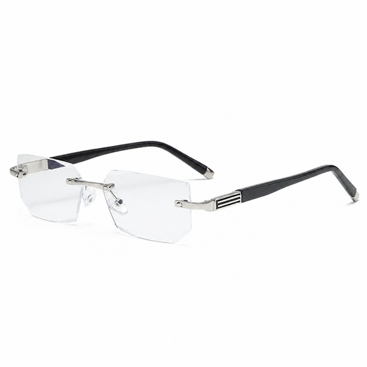 Reading Glasses Multifocal Anti-Blue Light Titanium Frame