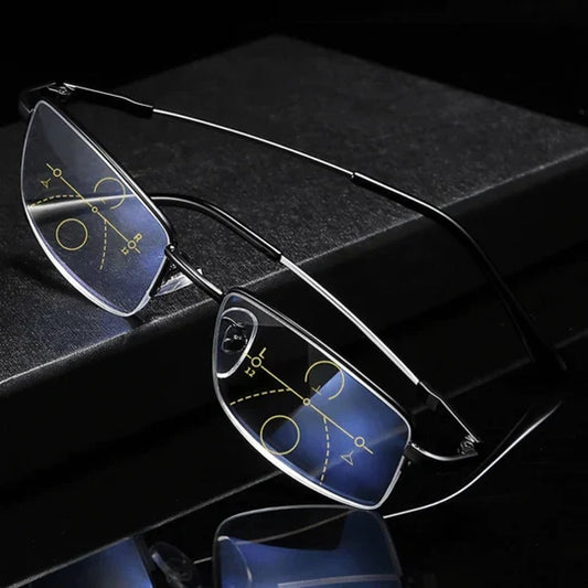 Reading Glasses Multifocal Blue Light & UV Anti-Fingerprint