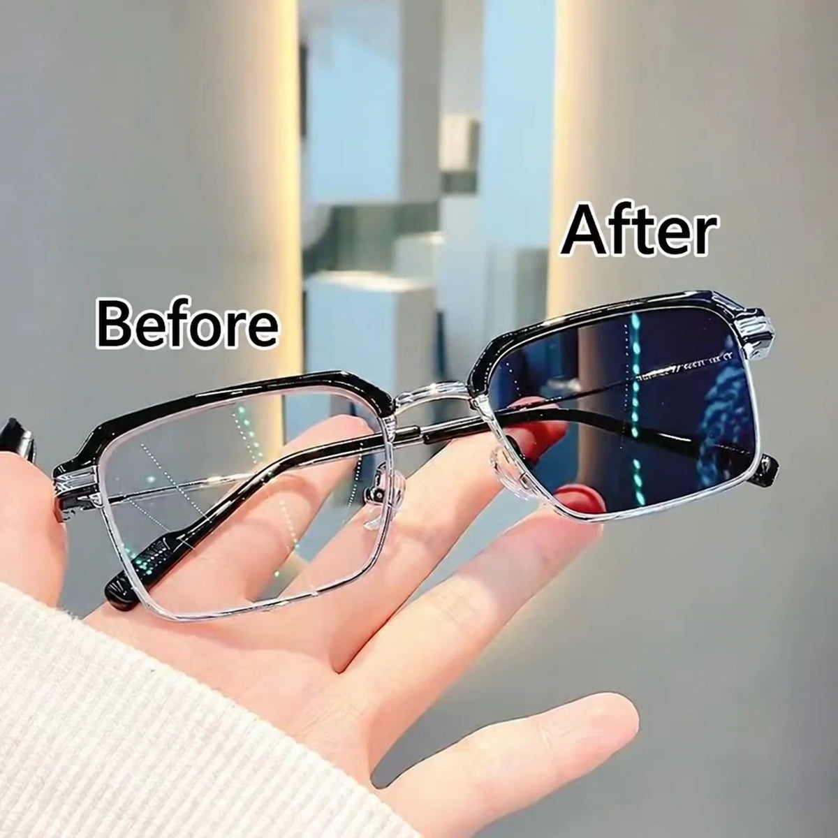 Reading Glasses Progressive Photochromic Blue Light Filtering