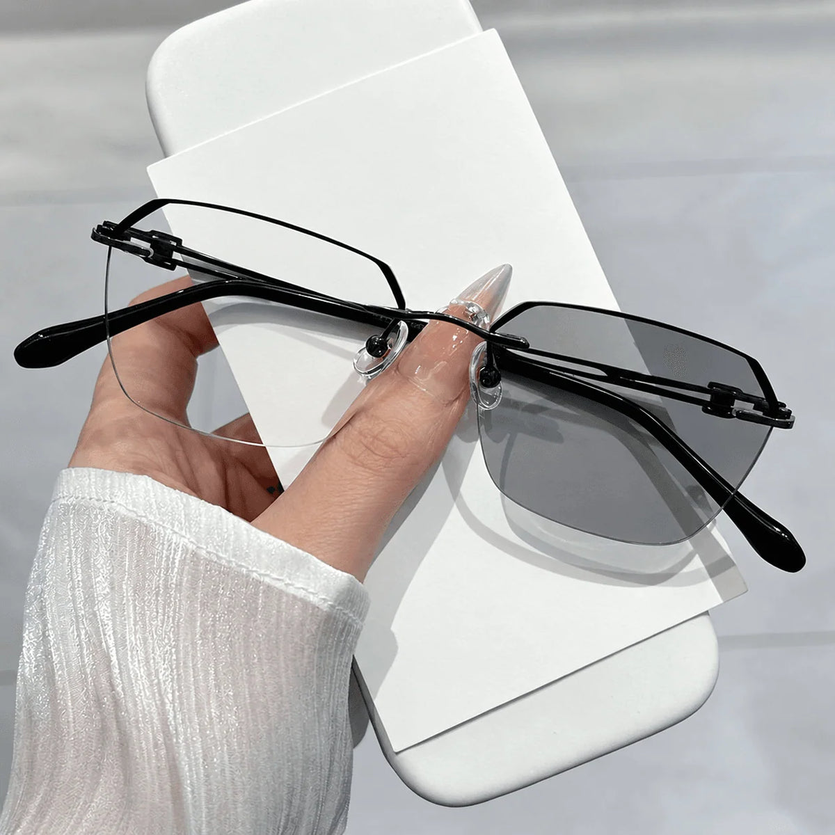 Reading Glasses Progressive Photochromic Blue Light Filtering