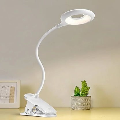Reading Lamp Clip-On Adjustable Neck Dimmable USB Powered