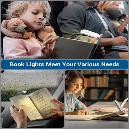 Reading Lamp USB Rechargeable Flexible Neck Warm & Bright LED