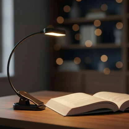 Reading Light Flexible Neckband LED USB Rechargeable 3 Color Modes