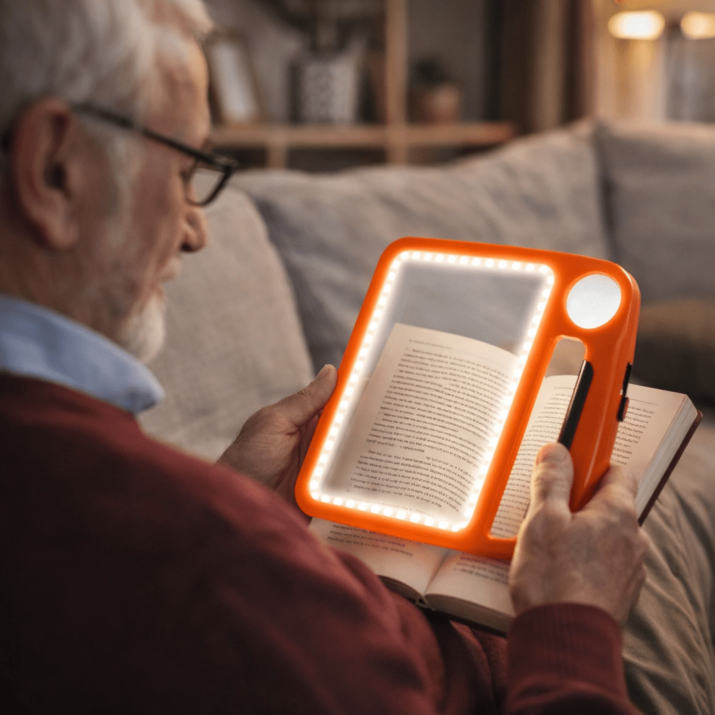 Reading Magnifier Dual 5x & 10x USB Rechargeable