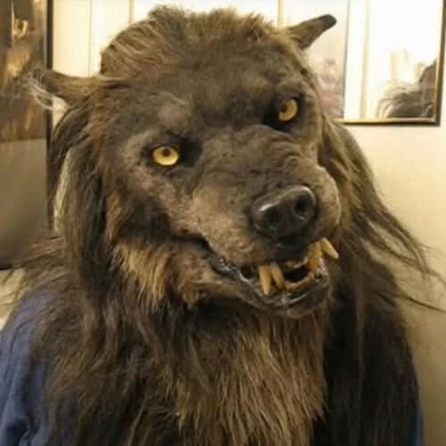Realistic Halloween Werewolf Mask for Costume Parties