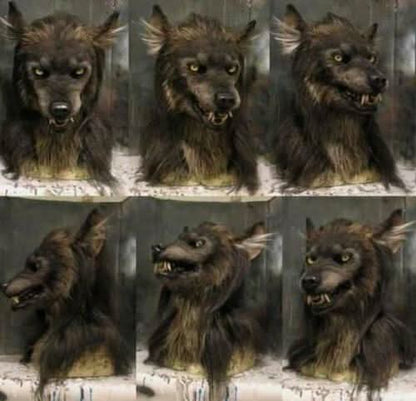 Realistic Halloween Werewolf Mask for Costume Parties