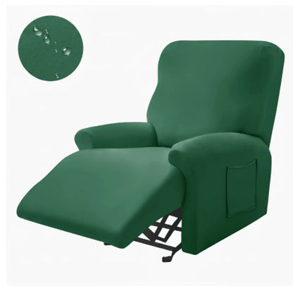 Recliner Cover Padded With Cup Holders & Non-Slip Backing