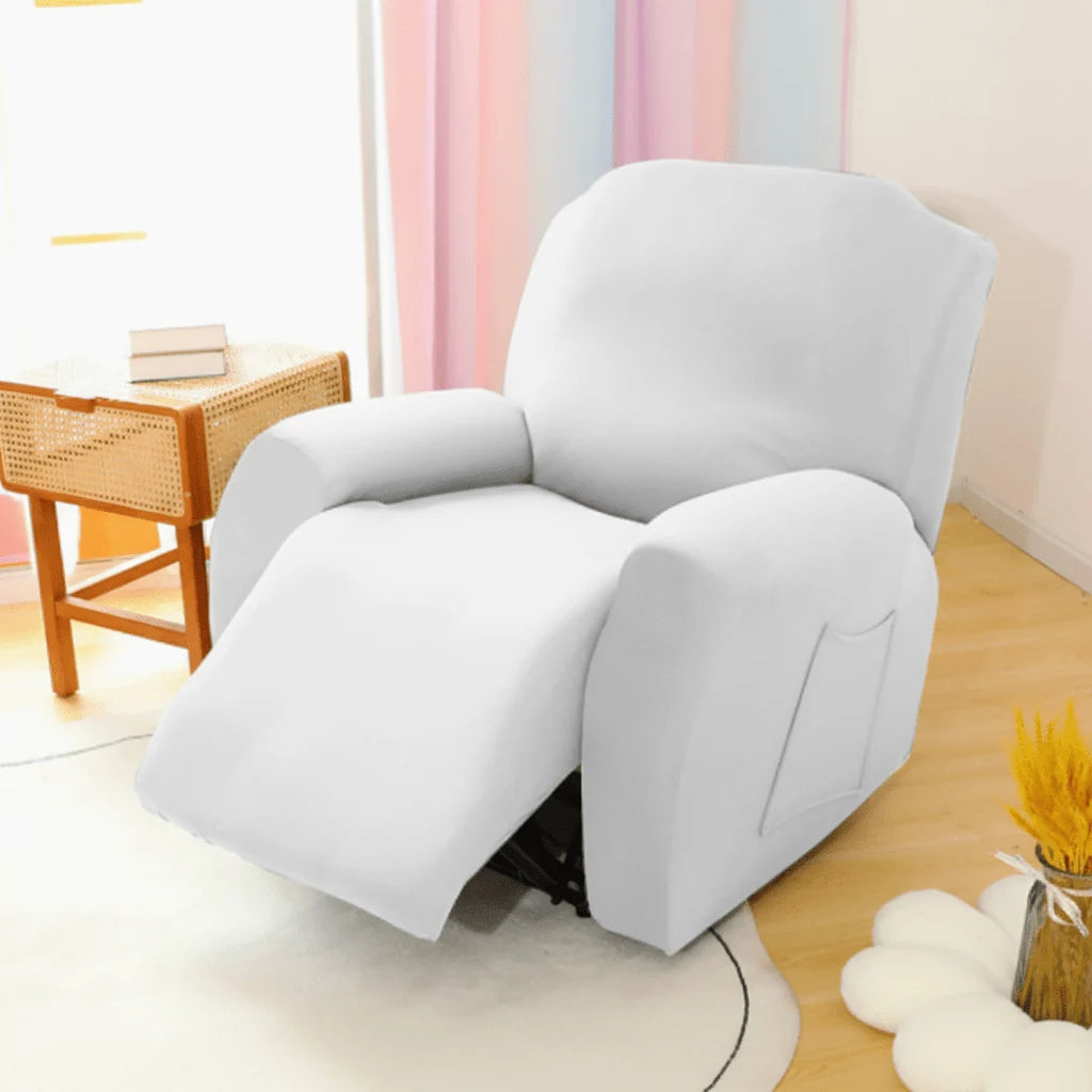 Recliner Cover Padded With Cup Holders & Non-Slip Backing