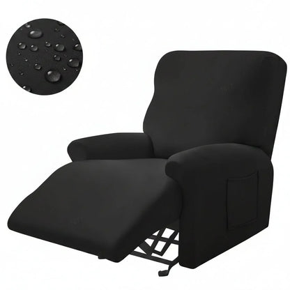 Recliner Cover Padded With Cup Holders & Non-Slip Backing