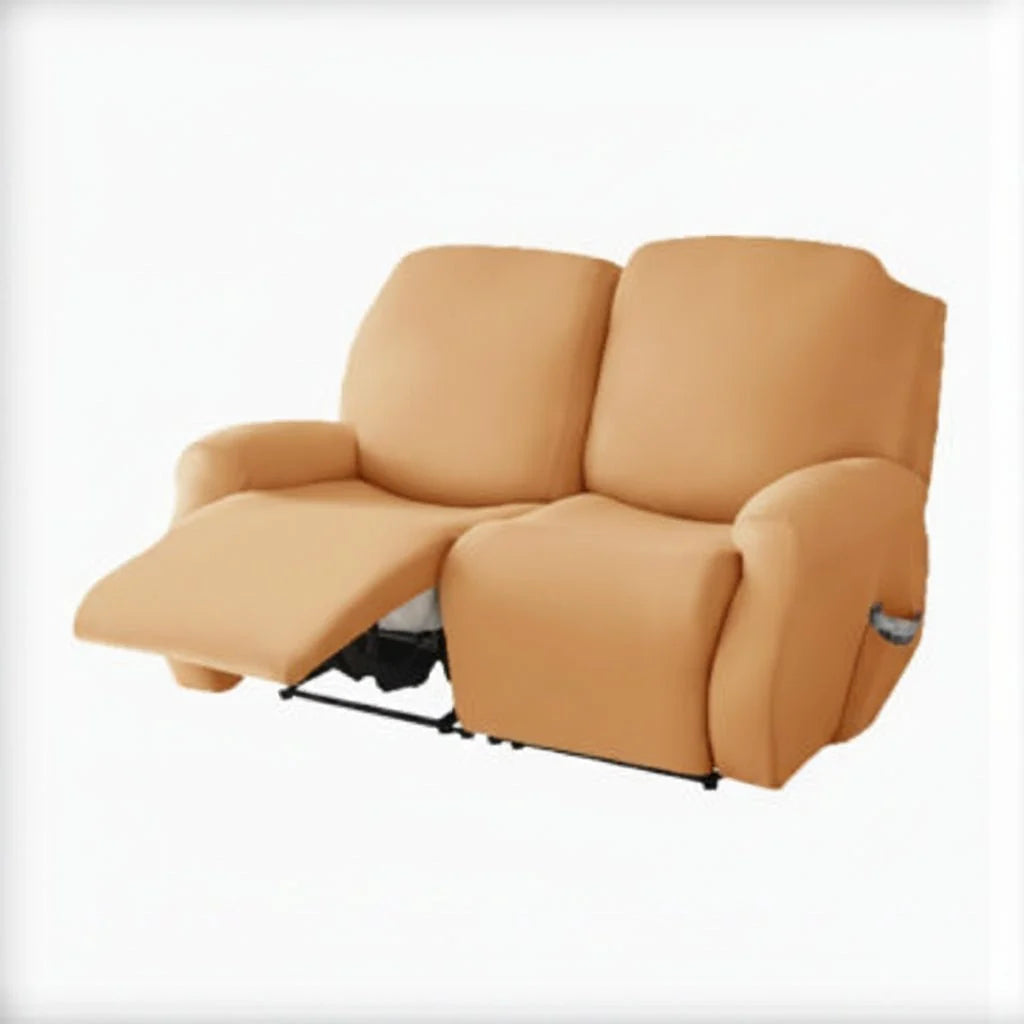Recliner Cover Padded With Cup Holders & Non-Slip Backing