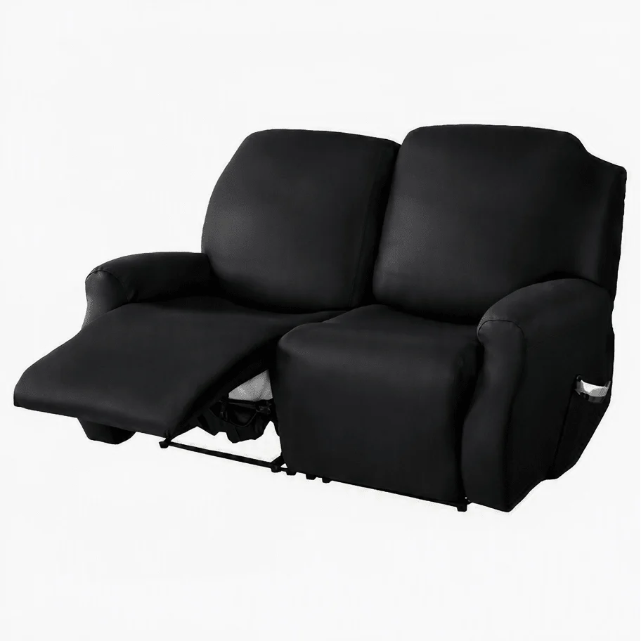 Recliner Cover Padded With Cup Holders & Non-Slip Backing