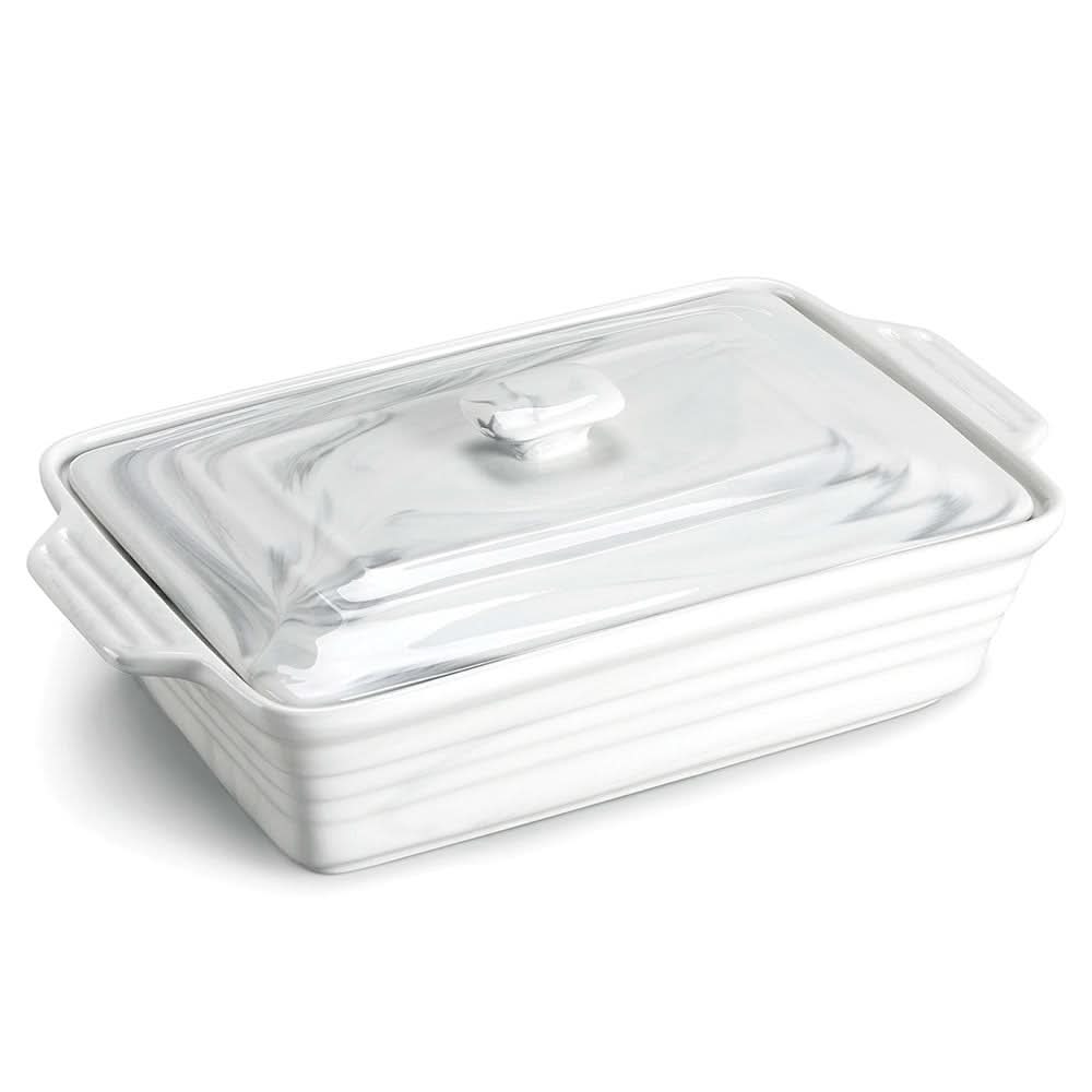Rectangular Casserole Glazed Porcelain Oven & Microwave Safe