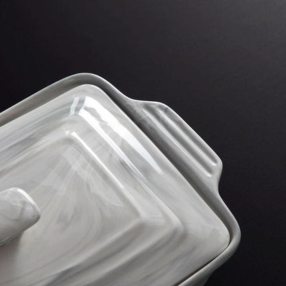 Rectangular Casserole Glazed Porcelain Oven & Microwave Safe