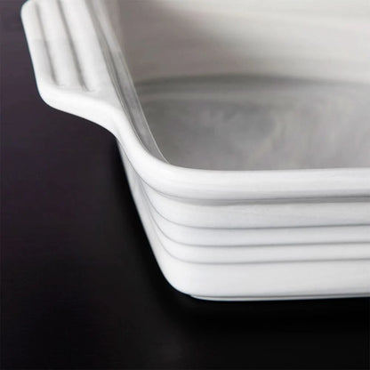 Rectangular Casserole Glazed Porcelain Oven & Microwave Safe