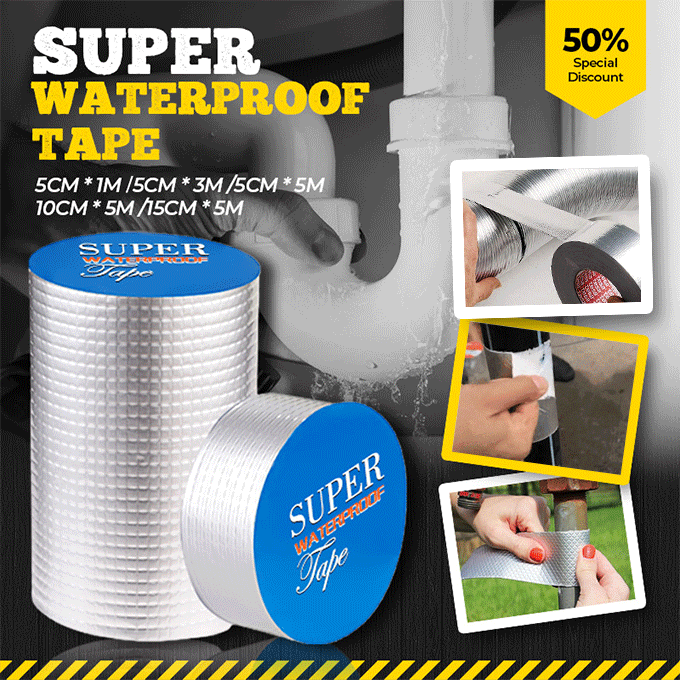 Repair Tape Waterproof Butyl Rubber Aluminum Backing