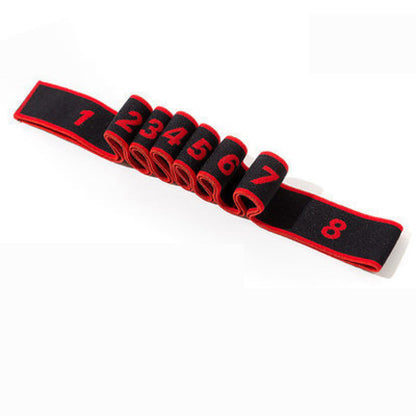 Resistance Band 8-Segment Adjustable Polyester-Cotton Blend